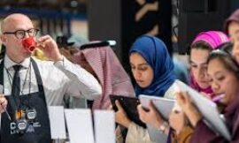 انطلاق فعاليات  معرض عالم القهوة في دبي